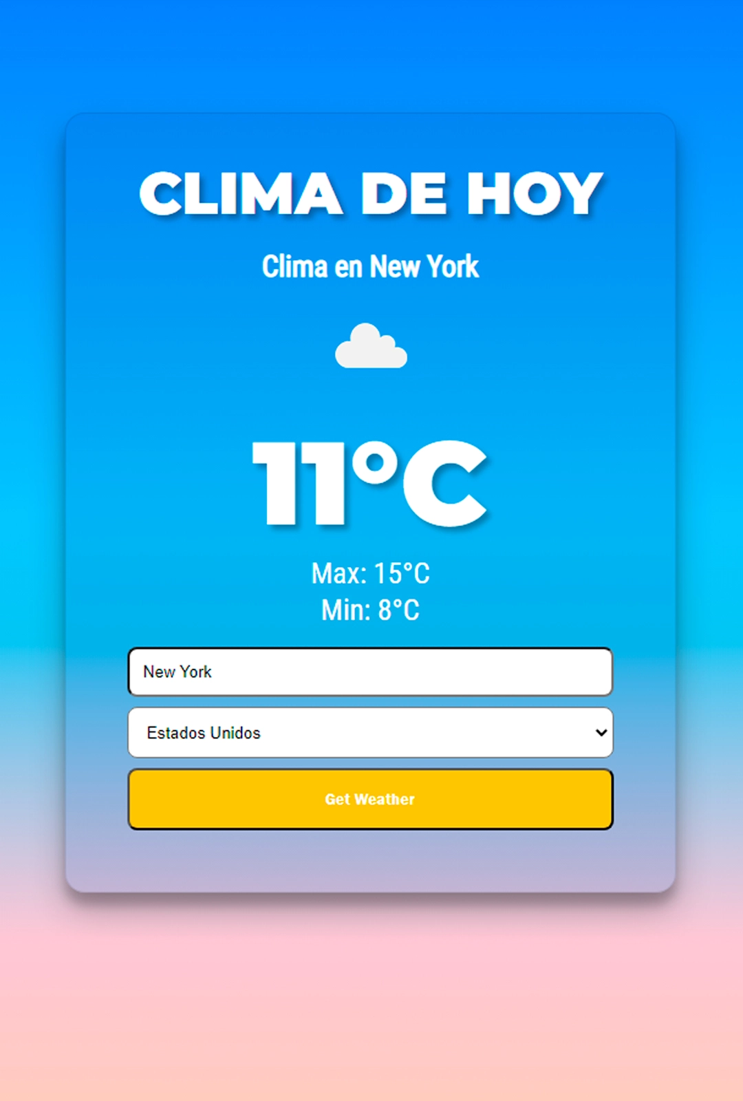 App del clima